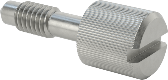 Başparmak Vidalı Başlı Sabit Panel Vidası, M4 x 0,7 mm Diş Boyutu, 14,5 mm Uzunluk