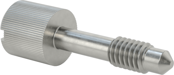 Başparmak Vidalı Başlı Sabit Panel Vidası, M4 x 0,7 mm Diş Boyutu, 17,5 mm Uzunluk