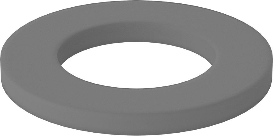 Aşınmaya Dayanıklı Deri Yastıklama Pulları, M12 Vida Boyutu için, 14 mm ID, 24 mm OD