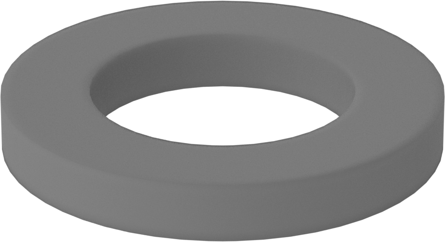 Aşınmaya Dayanıklı Deri Yastıklama Pulları, M16 Vida Boyutu için, 18 mm ID, 30 mm OD