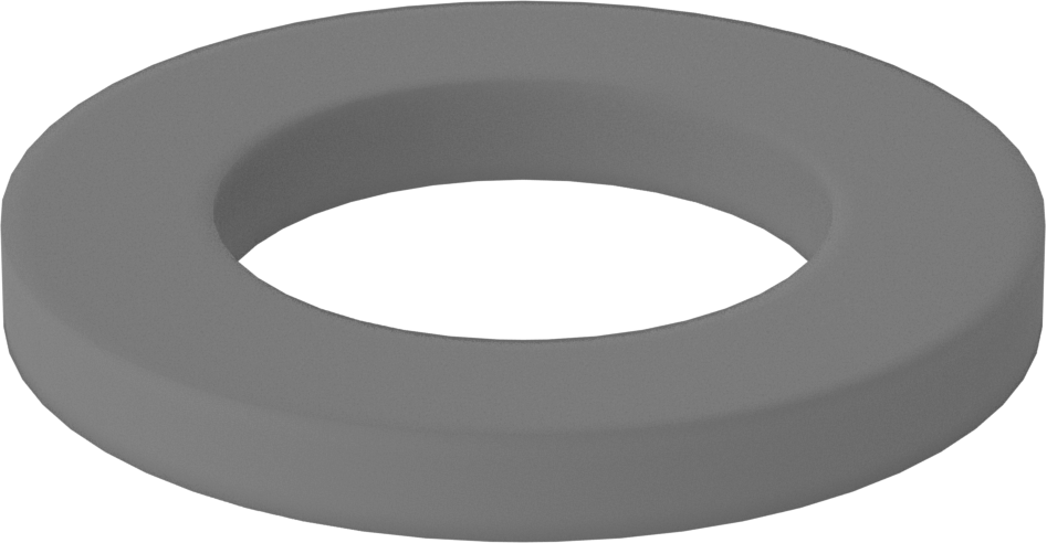 Aşınmaya Dayanıklı Deri Yastıklama Pulları, M20 Vida Boyutu için, 22 mm ID, 37 mm OD