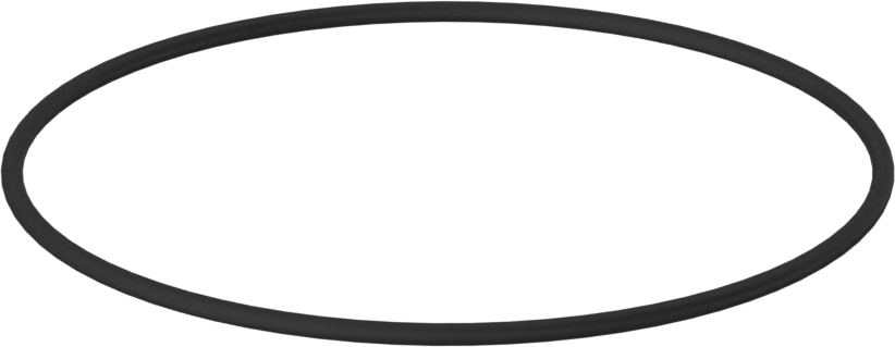 Suya ve Buhara Dayanıklı Parker E0603 EPDM O-Ring, 1/16 Kesirli Genişlik, Dash No. 039