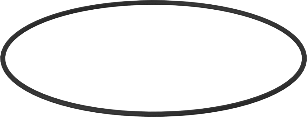 Suya ve Buhara Dayanıklı Parker E0603 EPDM O-Ring, 1/16 Kesirli Genişlik, Dash No. 046
