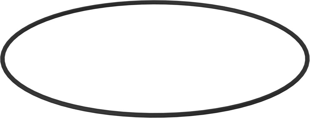 Suya ve Buhara Dayanıklı Parker E0603 EPDM O-Ring, 1/16 Kesirli Genişlik, Dash Numarası 048