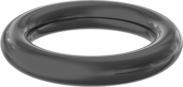 Yağa ve Aşınmaya Dayanıklı Poliüretan O-Ring, 3/32 Kesirli Genişlik, Dash No. 111