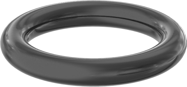 Yağa ve Aşınmaya Dayanıklı Poliüretan O-Ring, 1/8 Kesirli Genişlik, Dash No. 209