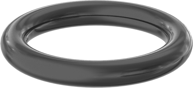 Yağa ve Aşınmaya Dayanıklı Poliüretan O-Ring, 1/8 Kesirli Genişlik, Dash No. 210