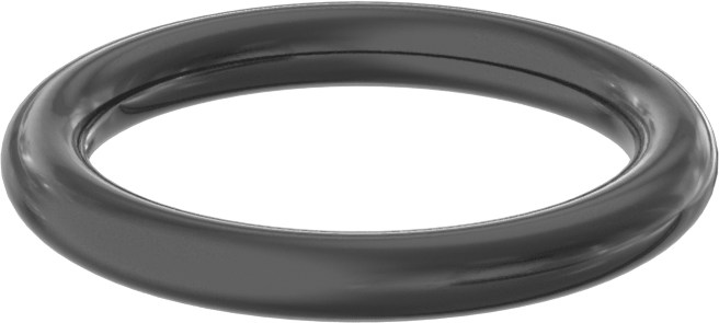 Yağa ve Aşınmaya Dayanıklı Poliüretan O-Ring, 1/8 Kesirli Genişlik, Dash No. 212