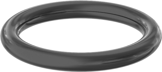 Yağa ve Aşınmaya Dayanıklı Poliüretan O-Ring, 1/8 Kesirli Genişlik, Dash Numarası 213
