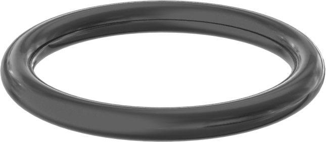 Yağa ve Aşınmaya Dayanıklı Poliüretan O-Ring, 3/32 Kesirli Genişlik, Dash No. 117