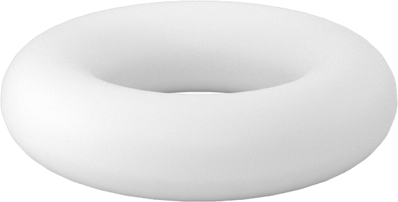 Ultra Kimyasal Dirençli Sert PTFE O-Ring, 3/32 Kesirli Genişlik, Dash Numarası 107