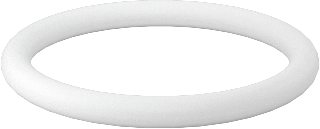 Ultra Kimyasal Dirençli Sert PTFE O-Ring, 3/32 Kesirli Genişlik, Dash Numarası 119