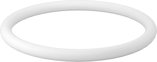 Ultra Kimyasal Dirençli Sert PTFE O-Ring, 3/32 Kesirli Genişlik, Dash Numarası 124