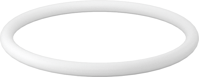 Ultra Kimyasal Dirençli Sert PTFE O-Ring, 3/32 Kesirli Genişlik, Dash No. 127