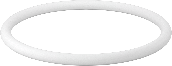 Ultra Kimyasal Dirençli Sert PTFE O-Ring, 3/32 Kesirli Genişlik, Dash Numarası 128
