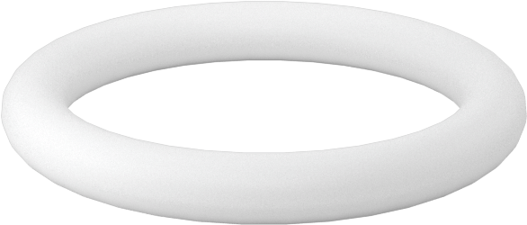 Ultra Kimyasal Dirençli Sert PTFE O-Ring, 1/16 Kesirli Genişlik, Dash Numarası 013