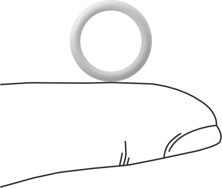 Ultra Kimyasal Dirençli Sert PTFE O-Ring, 1/16 Kesirli Genişlik, Dash Numarası 013