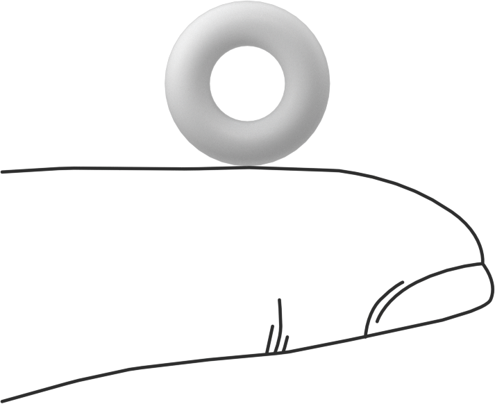 Ultra Kimyasal Dirençli Sert PTFE O-Ring, 1/8 Kesirli Genişlik, Dash No. 202