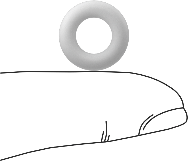 Ultra Kimyasal Dirençli Sert PTFE O-Ring, 1/8 Kesirli Genişlik, Dash No. 203