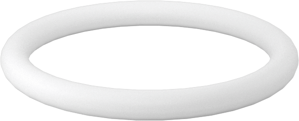 Ultra Kimyasal Dirençli Sert PTFE O-Ring, 1/16 Kesirli Genişlik, Dash Numarası 016