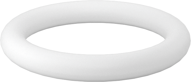 Ultra Kimyasal Dirençli Sert PTFE O-Ring, 1/8 Kesirli Genişlik, Dash No. 211