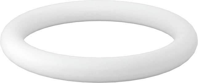 Ultra Kimyasal Dirençli Sert PTFE O-Ring, 1/8 Kesirli Genişlik, Dash Numarası 213