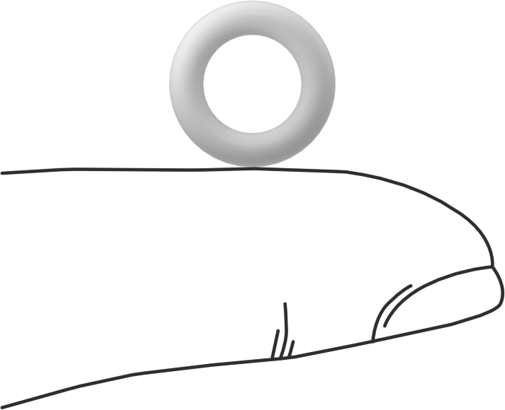 Ultra Kimyasal Dirençli Sert PTFE O-Ring, 3/32 Kesirli Genişlik, Dash Numarası 109