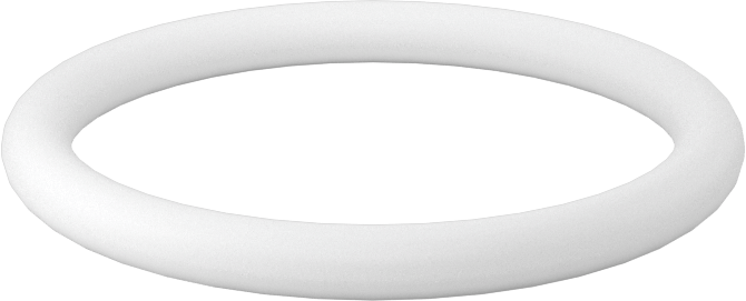 Ultra Kimyasal Dirençli Sert PTFE O-Ring, 1/8 Kesirli Genişlik, Dash Numara 218