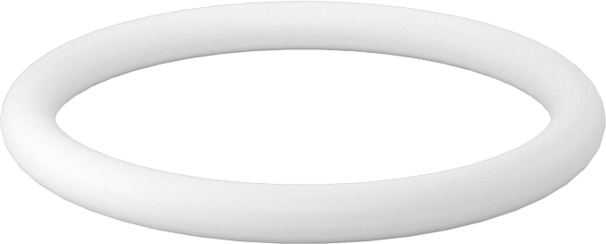 Ultra Kimyasal Dirençli Sert PTFE O-Ring, 1/8 Kesirli Genişlik, Dash No. 219