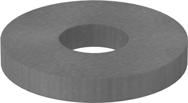 Sert Fiber Pullar, 2 Numaralı Vida için, 0.094" ID, 0.250" OD, 0,028 inç - 0,034 inç Kalınlık