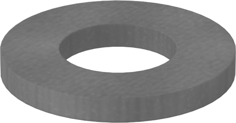 Sert Fiber Pullar, 6 Numaralı Vida için, 0.156" ID, 0.312" OD, 0,028 inç - 0,034 inç Kalınlık