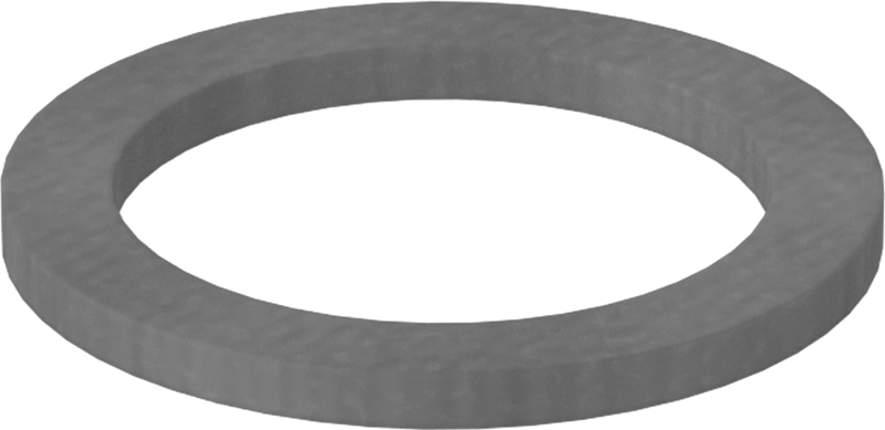 Sert Fiber Pullar, 3/8" Vida Boyutu için, 0.375" ID, 0.50" OD, 0,028 inç - 0,034 inç Kalınlık