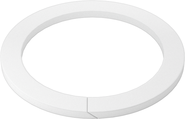 Ultra Kimyasal Dayanıklı PTFE Destek Halkası, Yüksek Basınç, 0,119" Genişlik, Dash Numara 211 için