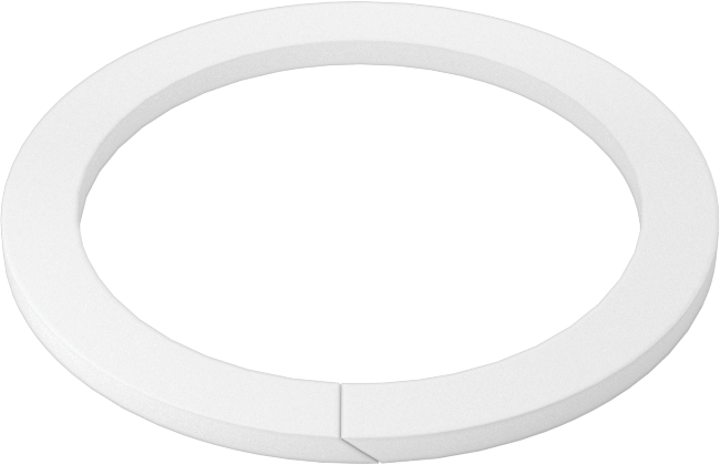 Ultra Kimyasal Dayanıklı PTFE Destek Halkası, Yüksek Basınç, 0,119" Genişlik, Dash Numarası 212 için