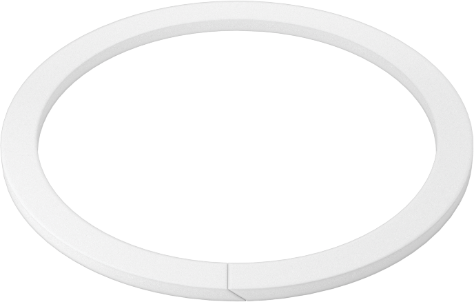 Ultra Kimyasal Dayanıklı PTFE Destek Halkası, Yüksek Basınç, 0,119" Genişlik, Dash Numarası 219 için