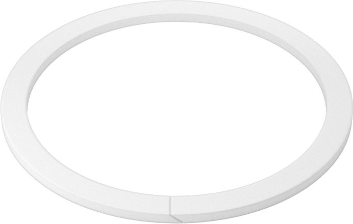 Ultra Kimyasal Dayanıklı PTFE Destek Halkası, Yüksek Basınç, 0,119" Genişlik, Dash Numara 220 için