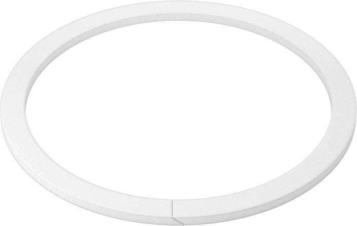 Ultra Kimyasal Dayanıklı PTFE Destek Halkası, Yüksek Basınç, 0,119" Genişlik, Dash Numarası 222 için