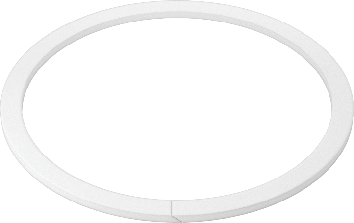 Ultra Kimyasal Dayanıklı PTFE Destek Halkası, Yüksek Basınç, 0,119" Genişlik, Dash Numara 224 için