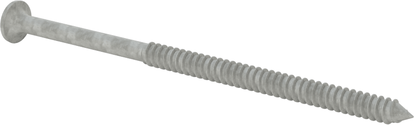 Metal Çerçeve için Alçıpan Vidası, Korozyona Dayanıklı Kaplamalı Çelik, 10 Numaralı Boyut, 3-3/4" Uzunluk