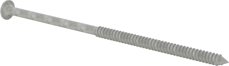 Metal Çerçeve için Alçıpan Vidası, Korozyona Dayanıklı Kaplamalı Çelik, 10 Numaralı Boyut, 4-1/2" Uzunluk