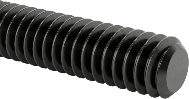 Orta Mukavemetli Sol Dişli Çubuk, B7 Sınıfı Çelik, 1/4"-20 Diş Boyutu, 3 Fit Uzunluk