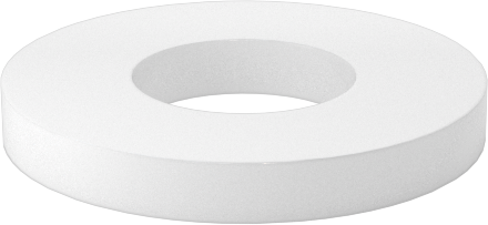 PTFE Plastik Pul, 3 Numaralı Vida Boyutu için, 0.116" ID, 0.250" OD