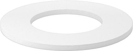 PTFE Plastik Pul, 4 Numaralı Vida için, 0.137" ID, 0.250" OD, 0,008“-0,012” Kalınlık