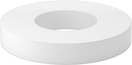 PTFE Plastik Pul, 5 numaralı vida boyutu için, 0.150" ID, 0.312" OD