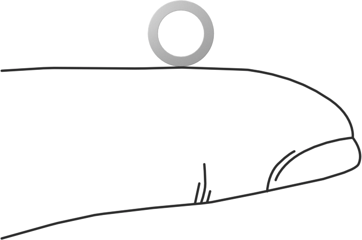 PTFE Plastik Pul, 8 Numaralı Vida için, 0.197" ID, 0.280" OD, 0,013“-0,017” Kalınlık
