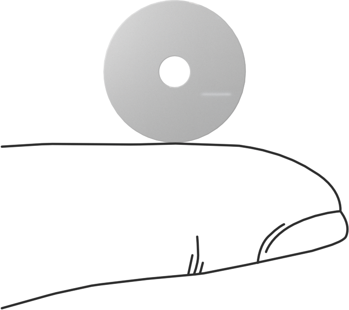 PTFE Plastik Pul, 5 numaralı vida boyutu için, 0.137" ID, 0.625" OD