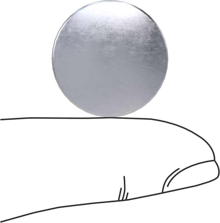 Çelik Geçmeli Panel Tapaları, Nikel Kaplı, 5/8" İç Çap için