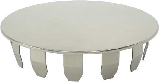 Çelik Geçmeli Panel Tapaları, 1-3/8“ İç Çap ve 0,031” ila 0,125" Panel Kalınlığı için