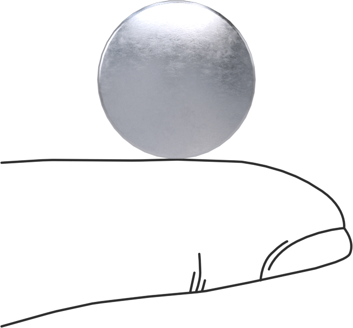Çelik Geçmeli Panel Tapaları, Nikel Kaplı, 1/2" İç Çap için