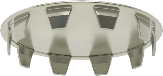 Çelik Geçmeli Panel Tapaları, 1-3/4" iç çap için